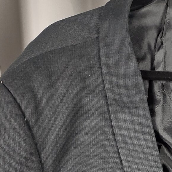 Stacy Adams Black Jacket Size 48R - Picture 5 of 12